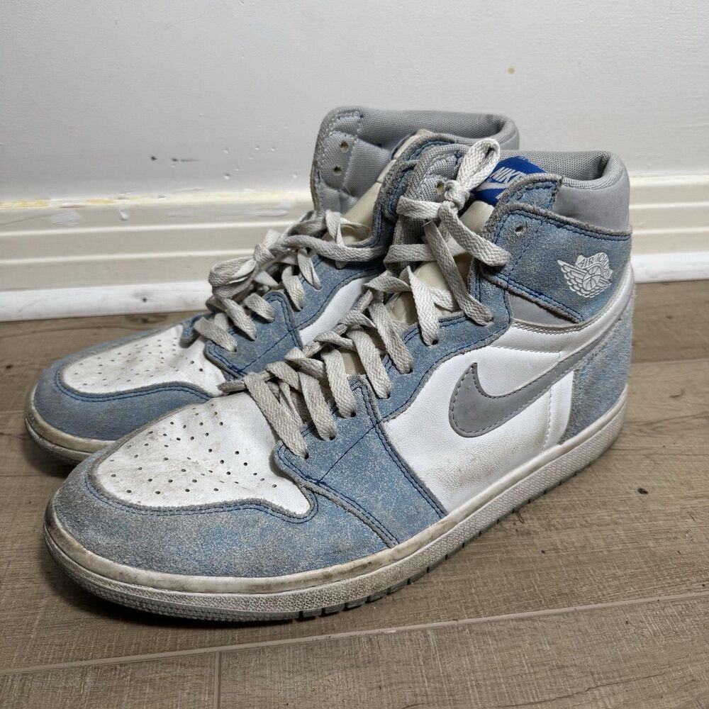 Air Jordan 1 Men’s 12 Retro High Hyper Royal Smoke Grey Nike 555088-402 READ